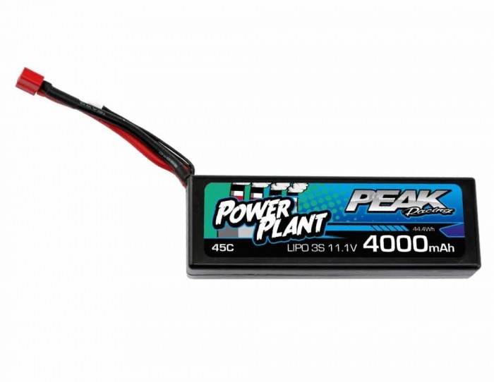 Peak Racing Power Plant Lipo 3S 11.1V 4000Mah 45C (Deans)